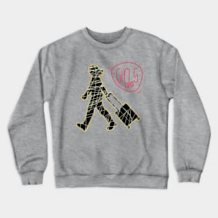 silhouette of girls trip Crewneck Sweatshirt